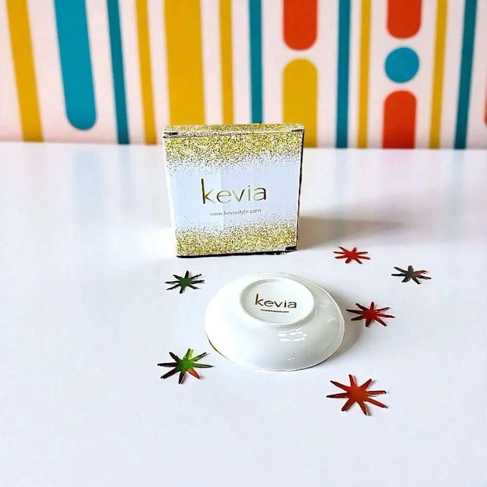 Kevia Style Love Jewelry Dish 4 Inch Ceramic Trinket Plate New In Box